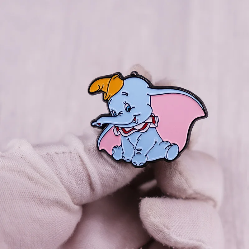 Эмалированная заколка urсула Дамбо заколки для лацканов в стиле аниме рюкзаков