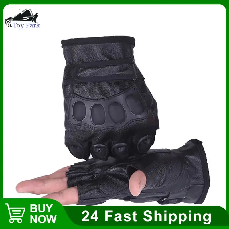 

Imitation Deerskin Half-Finger Cycling Gloves Breathable Non-Slip Mountain Bike Gloves Outdoor Warm Cycling Glove Bicycle Gloves