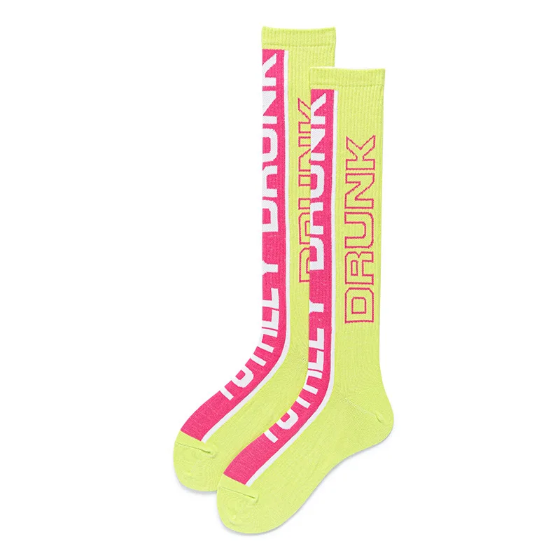 Sports Yoga Fitness Running Long Barrel Compression Socks High Tube Sports socks woman socks winter girl socks knee high socks