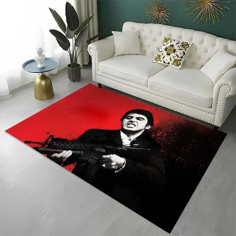 Ковер 3d Scarface домашний коврик для гостиной и спальни детский матрас детской