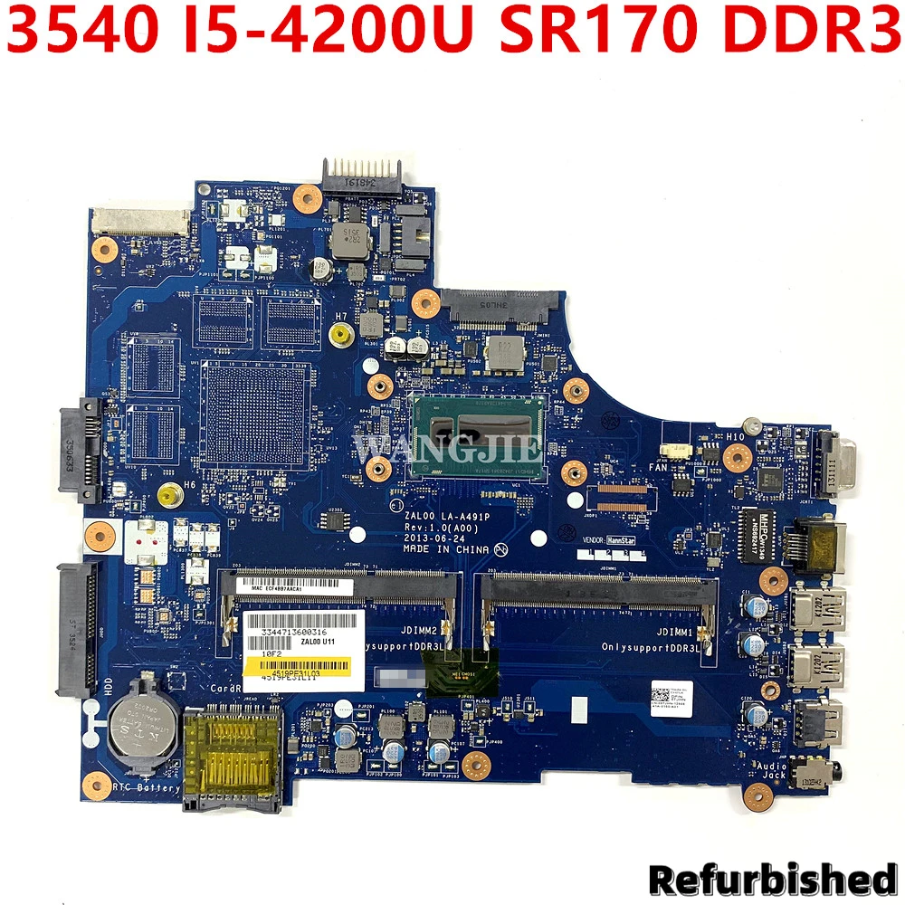      DELL Latitude 3540 I5-4200U 06TJHN CN-06TJHN SR170 DDR3