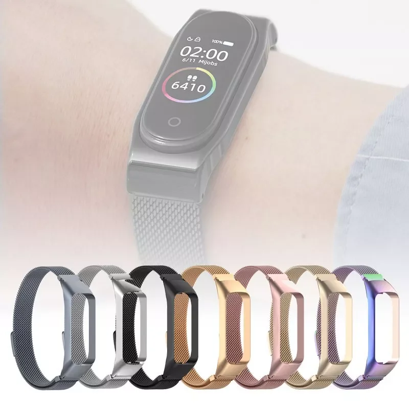 

NEW2023 Smart Watch Wristband Strap Accessories Galaxy Fit2 Sm-R220 Bracelet Stainless Steel Wrist Strap Smart Accessories