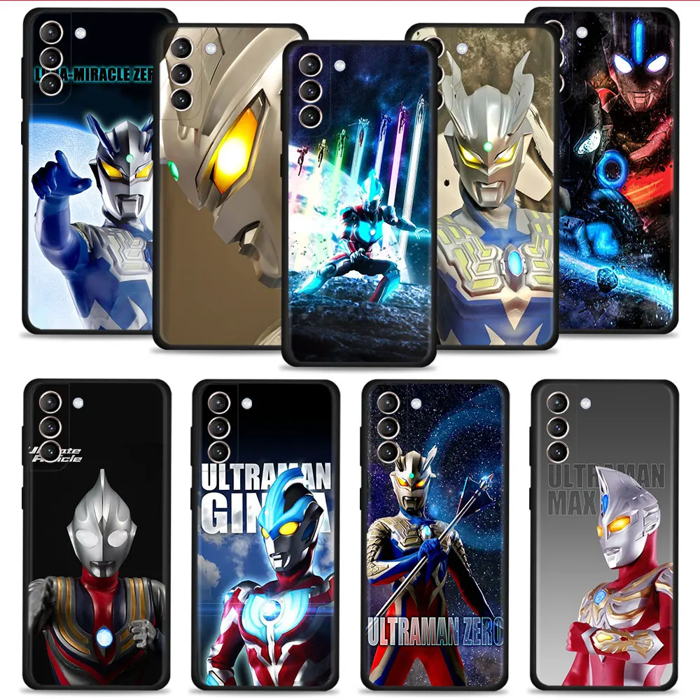 

Ultraman Tiga Gaia Case For Samsung Galaxy S22 S21 S20 Ultra FE S22 S21 S20 S10 S9 S8 Plus S10e Note 20Ultra 10Plus Cover