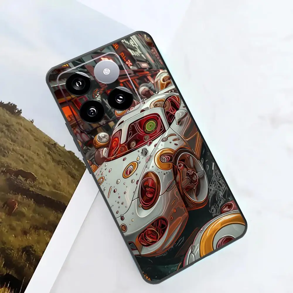 Крутой спортивный автомобиль 911 чехол для телефона Xiaomi 14 Ultra 13T 13Pro 13 12T 12 11T 11i 11