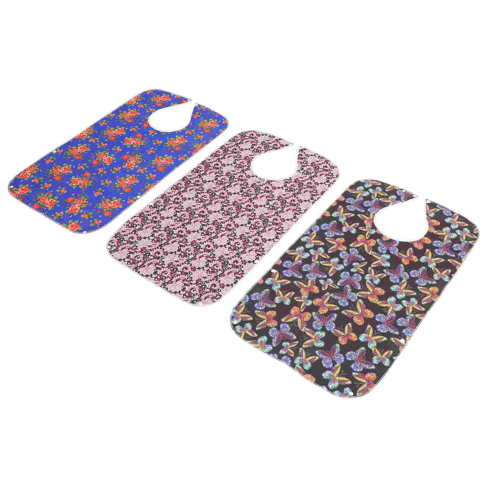 

3 Pcs Elderly Bibs Adult Eating Men Washable Home Accessories Protector Household Dinner Delicate