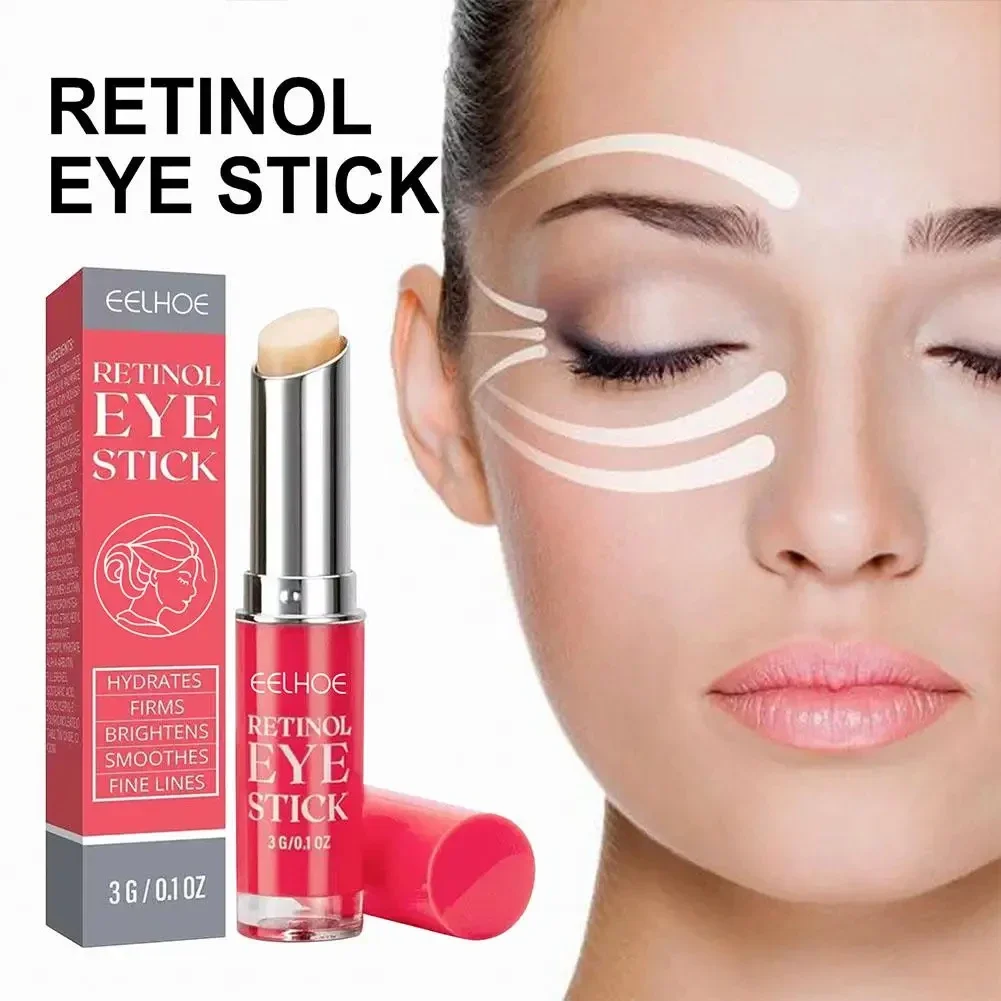Retinol Eye Cream Stick Lightening Dark Circles Firming Skin Instant Repair Serum Moisturizing Anti Puffiness Bags
