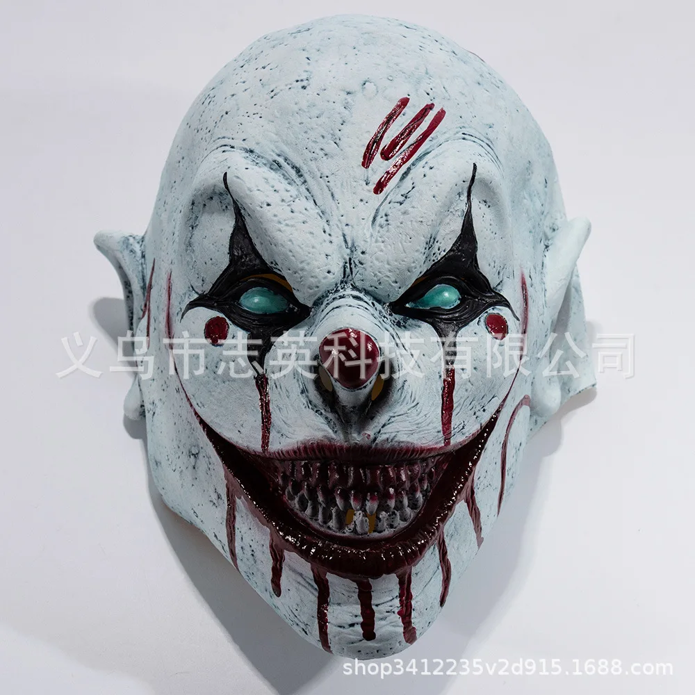 2024 маска клоуна в виде Джокера страшная имитация страшной гарнитуры для