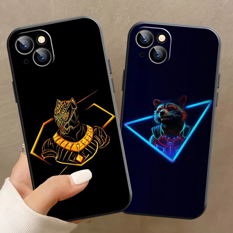 

Marvel The Avengers Iron Man Phone Case For Apple iPhone 13 12 11 Pro 12 13 Mini X XR XS Max SE 6 6s 7 8 Plus Soft Back Carcasa