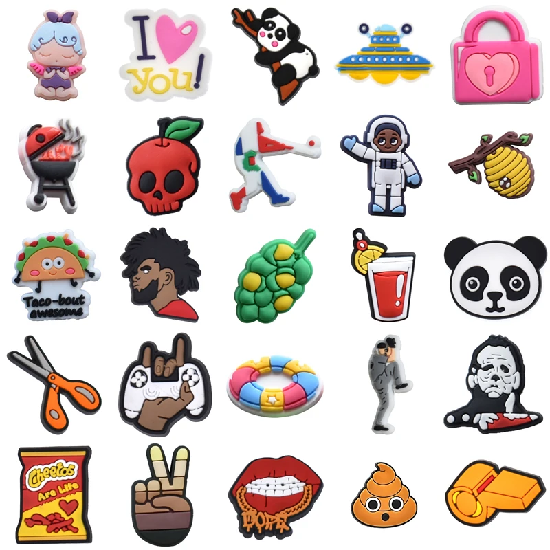 

Men Shoes Accessories Decorations for Crocs Boy Wholesale Bulk Packs Women Charm Shoe Charms Gifts Para Pins Girl Kids Set Jeans