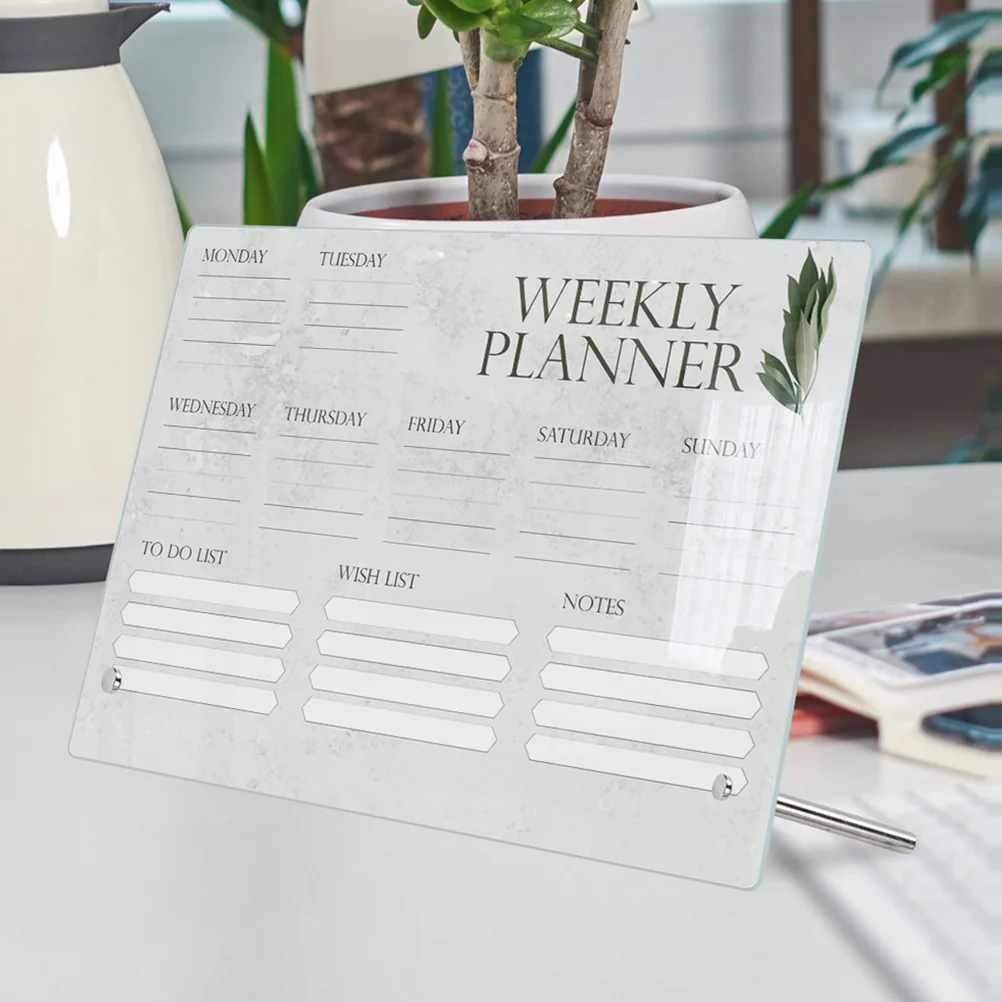 

Доска настольная акриловая для стирания, белый набор для офиса, 1 компл.