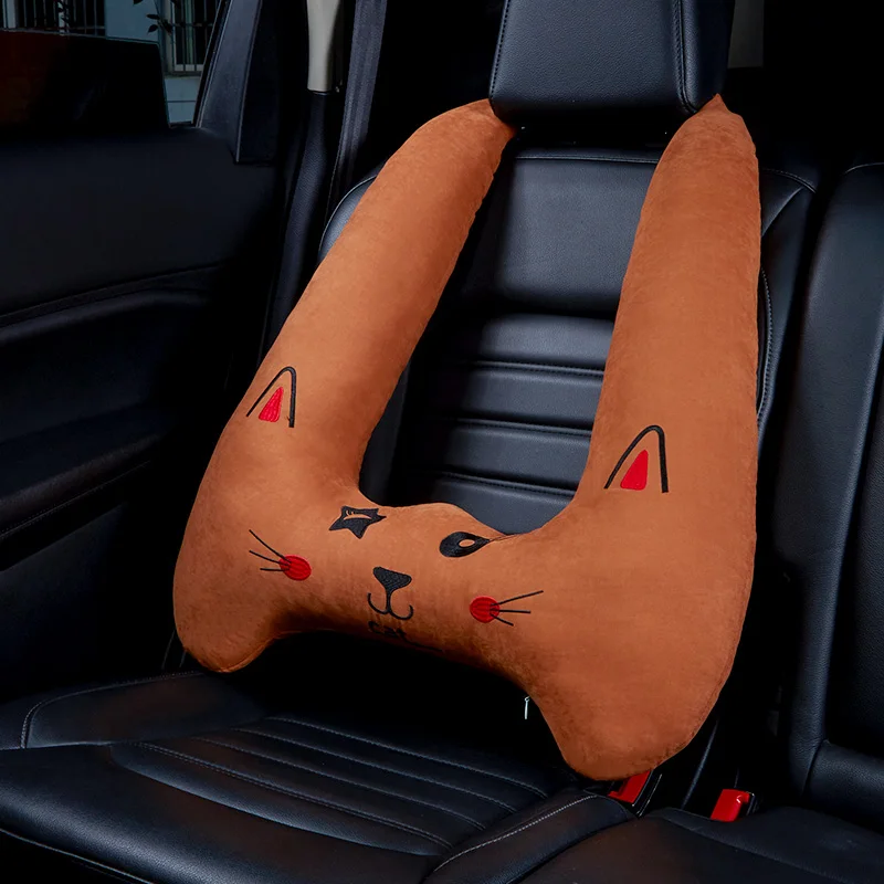 

Car Accessories Kids Baby Pillow Car Sleeping Head Pillow Protector Seat Belt Pillow Kids Safety Protector Car Headreast Sleep