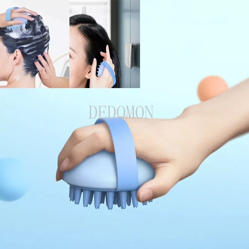 

NEW2023 Silicone Shampoo Scalp Hair Massager Shampoo Massage Comb Bath Massage Brush Scalp Massager Hair Shower Brush Comb Massa