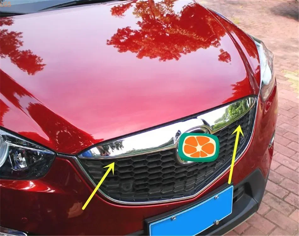 Для Mazda CX-5 2013 2014 2015 украшение на передний капот из нержавеющей стали отделка двери
