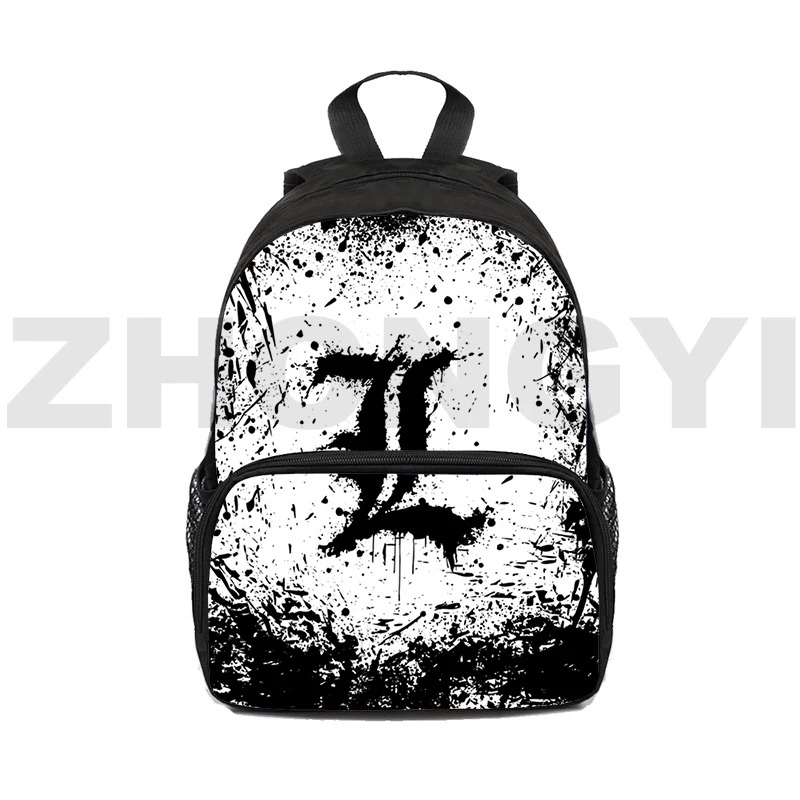 

Популярная мультяшная мини-сумка 12/16 дюйма, рюкзаки с 3D аниме «Death Note» для детей, Японский Школьный ранец Shinigami Ryuk для детского сада, дорожная сумка