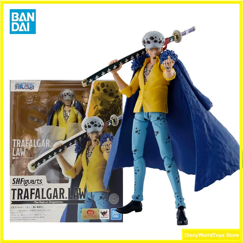 Фото 100% оригинал Bandai S.H.Figuarts SHF Trafalgar Law Onigashima Raid ONE Eustass Kid в наличии аниме фигурки модели игрушки №2
