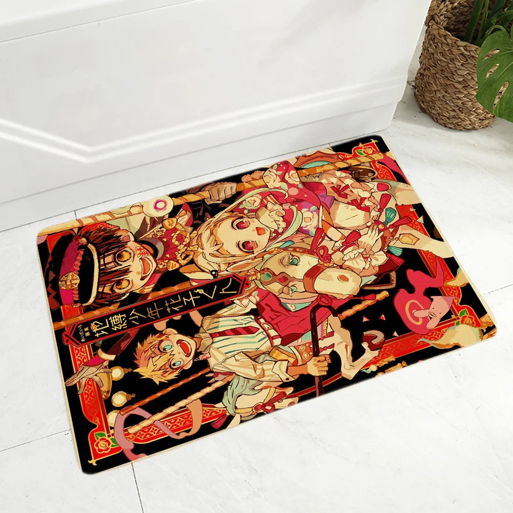 

Hallway Doormat Mat Bathroom Carpet Soft 3D Children Crawling Jibaku Shounen Hanako-kun Mat bedside Lounge Rug Room Carpets