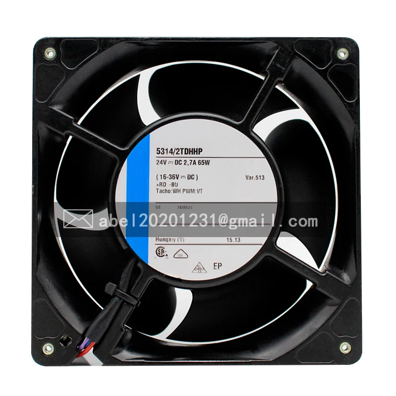 BRAND NEW 5314/2TDHHP 24VDC 2.7A 65W ORIGINAL COOLING FAN COOLER 140*140*50MM 14050