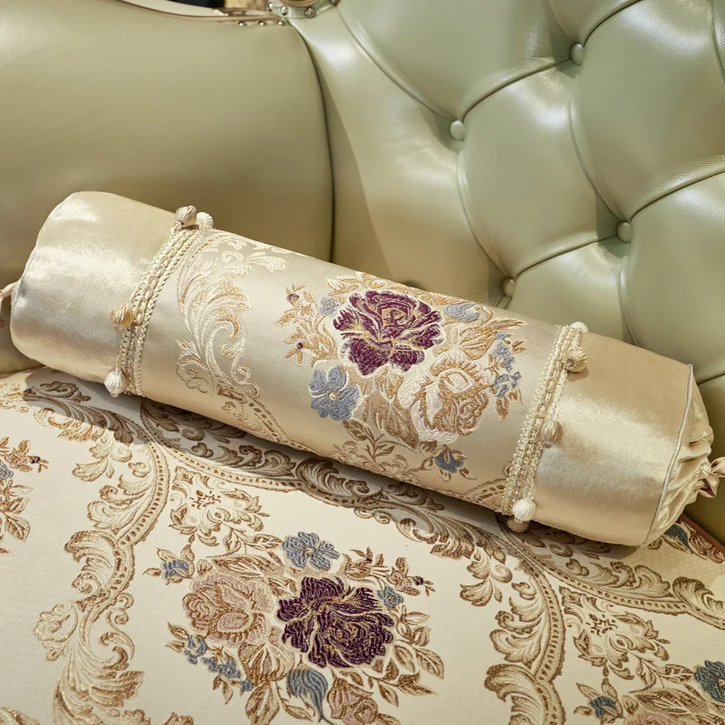 Диванные декоративные подушки многофункциональные цилиндрические наволочки