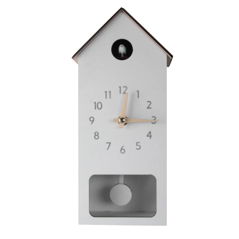 

Часы Cuckoo кварцевые настенные, современные украшения для дома и гостиной с изображением птиц, наручные часы с таймером, подарок для украшения дома и офиса