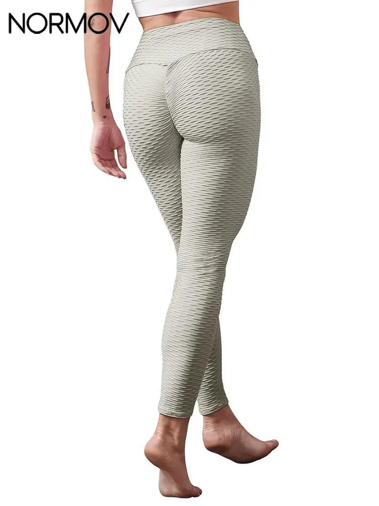 Бесшовные женские леггинсы NORMOV с эффектом пуш-ап высокой талией спортивные штаны