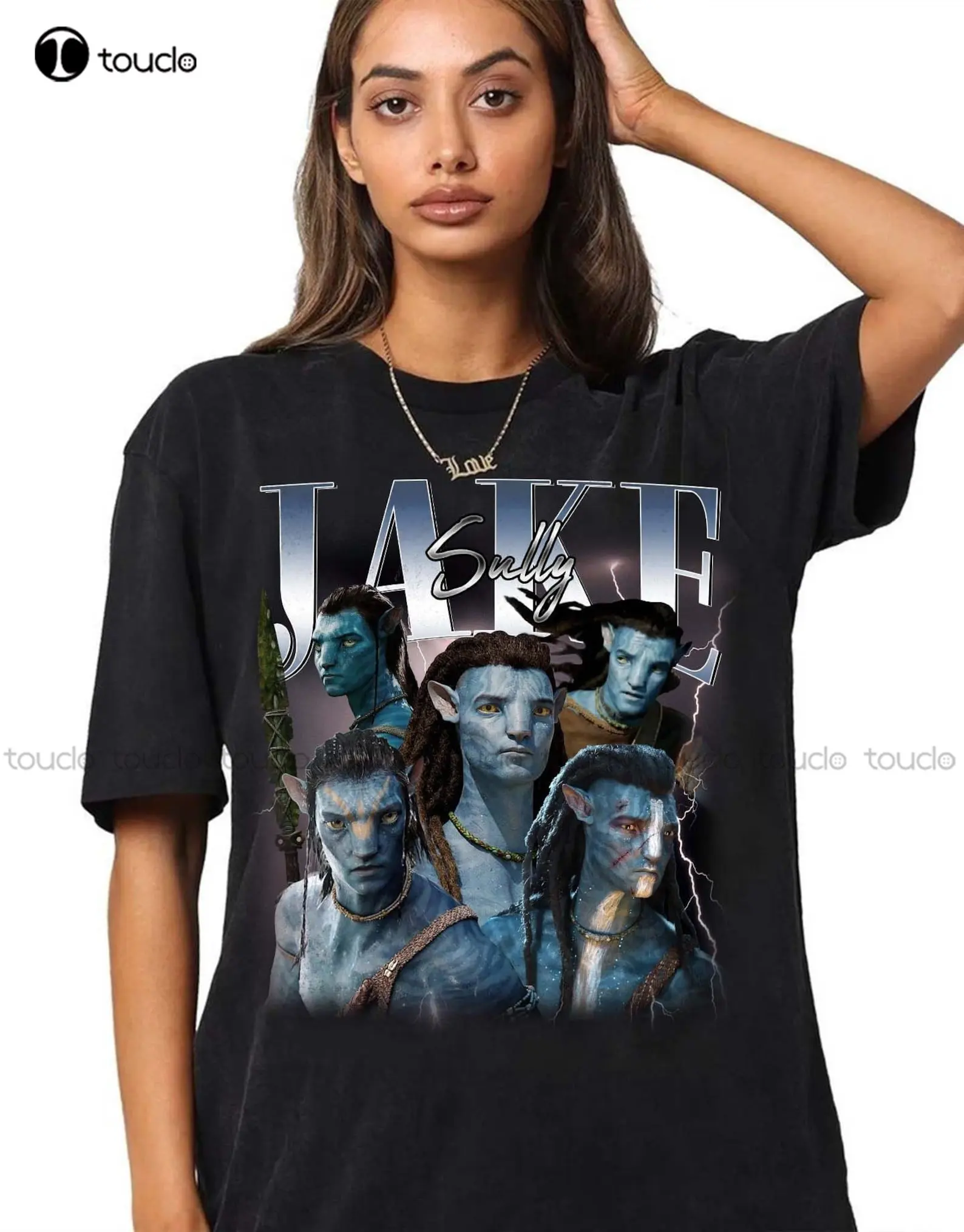 

Limited Jake Sully Avatar Vintage T-Shirt Jake Sully Shirt Men Tshirts O-Neck Streetwear Oversized Xs-5Xl Printed Tee Streetwear