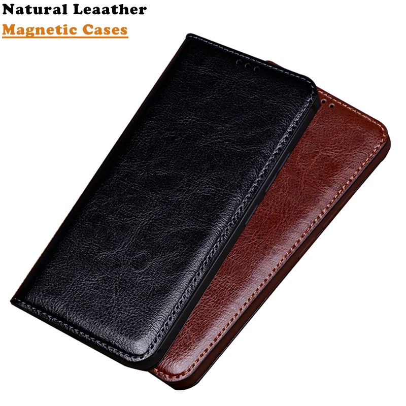 

Luxury Cowhide Leather Cases for Redmi K60E K60 Pro K50 Ultra Gaming K40S K30i K30 Magnetic Closed Booklet Flip Cover Kickstand