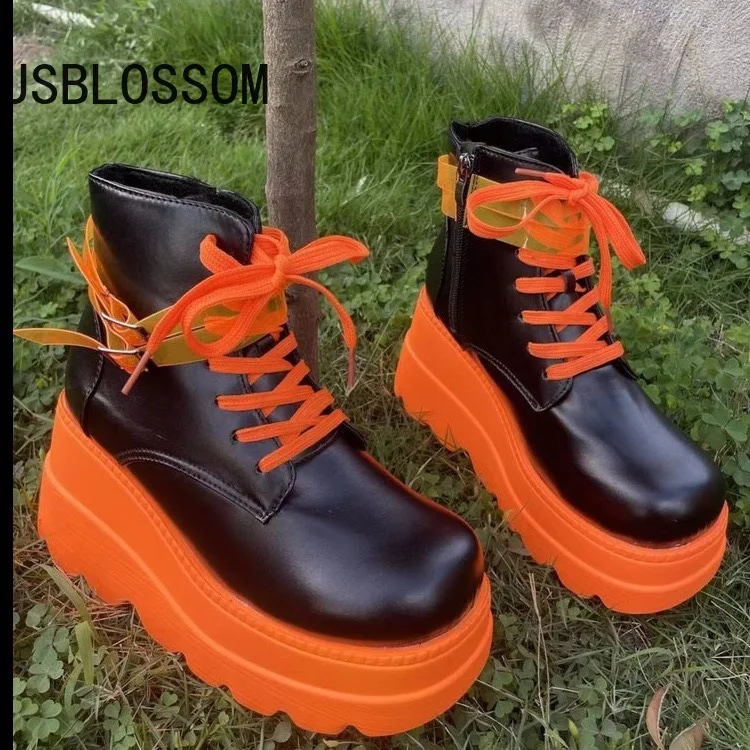 

2023 platform high heels fashion winter wedge boots shoes ankle boots women shoes women boots womens boots