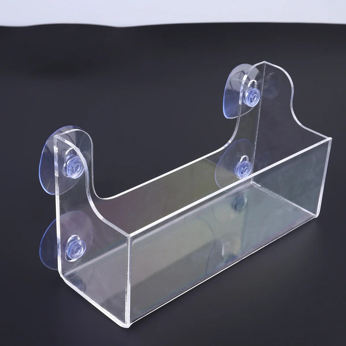 

Wall Mounted Shelves Beverage Shelf Suction Rack Stand Frige Rack Refrigerator Rack Acrylic Bathroom