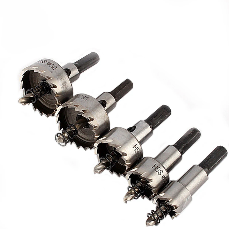 

HSS Drill Bit holesaw Set Twist Drill Bits Hole Saw Cutter Power Tools 16/20/25/30/32mm