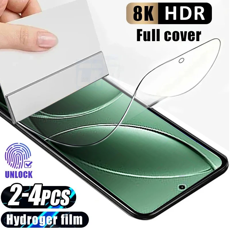 2-4 шт. силиконовая мягкая гидрогелевая пленка для Xiaomi Redmi K80 Pro K70 Ultra K60 Защитная