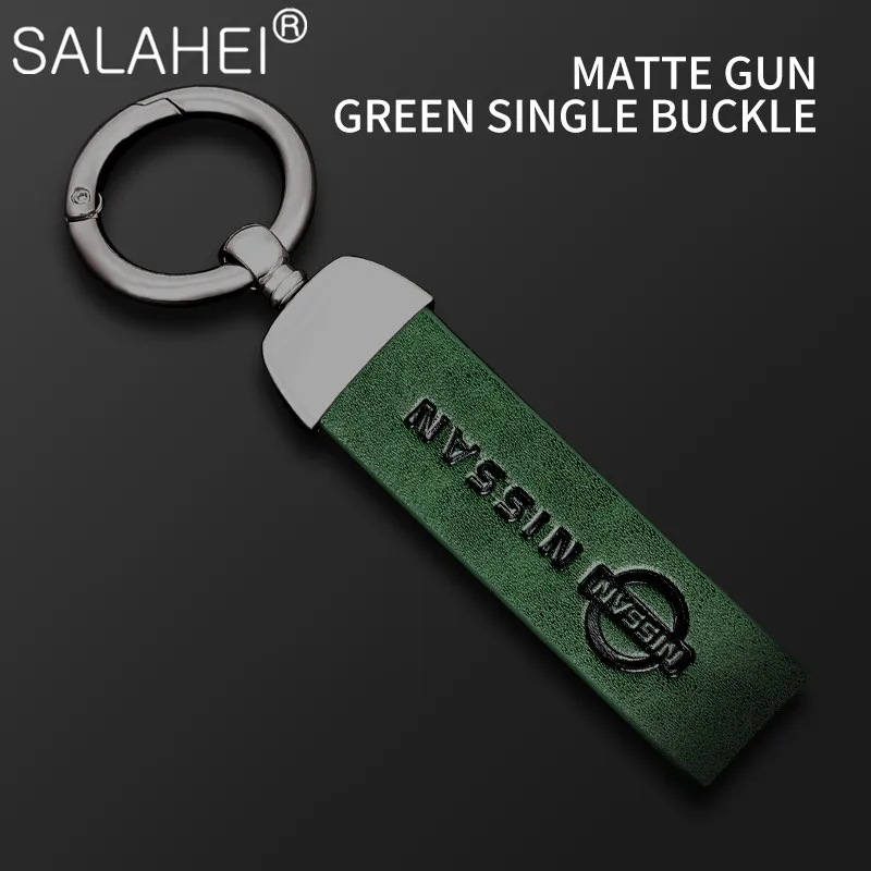 

Alloy Metal Car Emblem Keychain Key Ring Keyring Pendant For Nissan Qashqai Patrol Juke Navara Serena Almera Styling Accessories