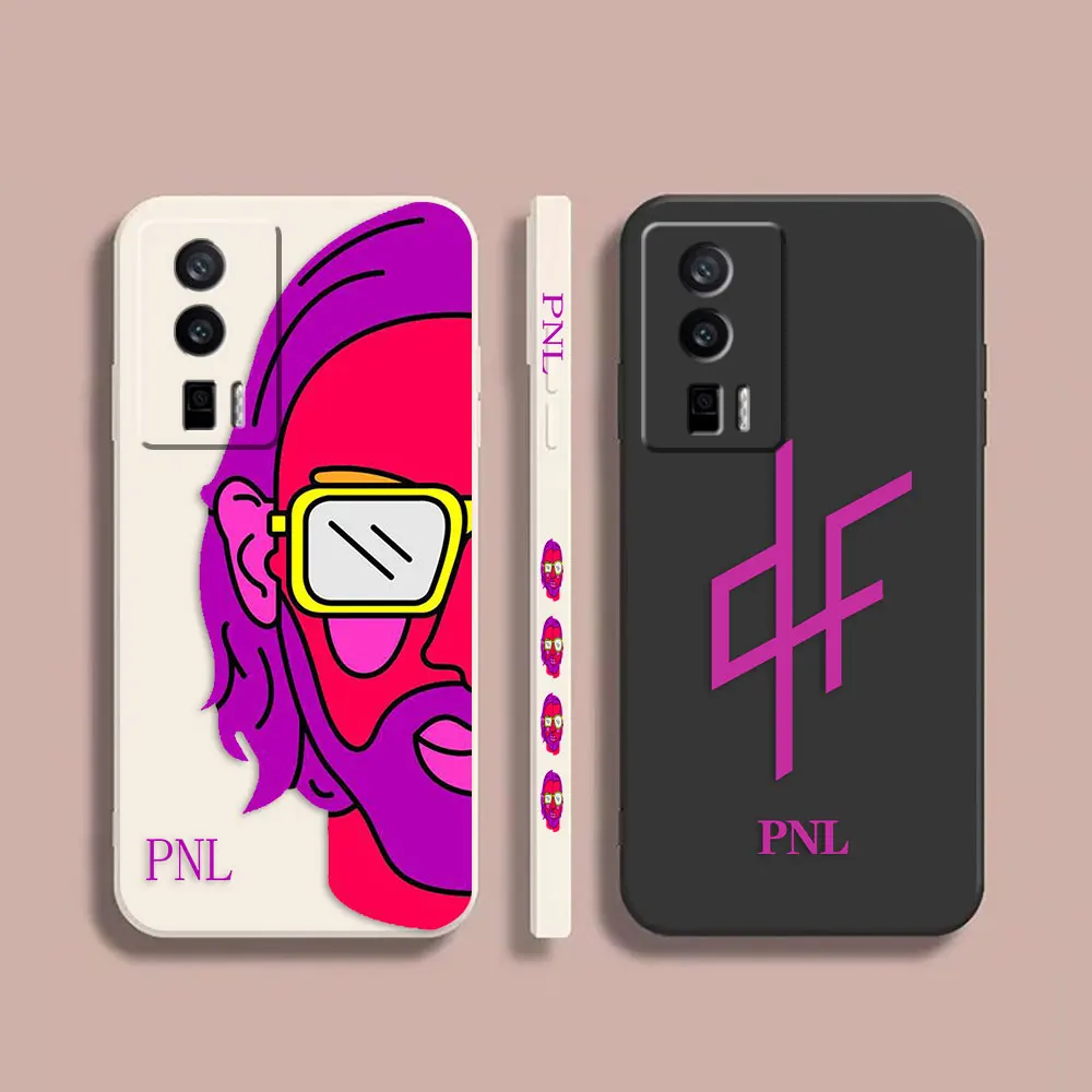 

Case For Redmi K60E K50 K40S K40 K30 K20 10C 9 8A 10 Pro 4G 5G Colour Simple Liquid silicone Case Rapper Singer PNL QLF Yinuoda