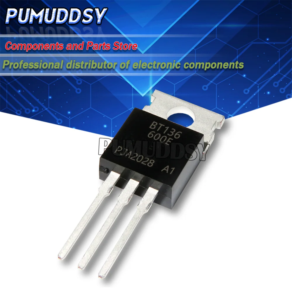 10 шт в упаковке, новая BT136-600 BT136-600E-220 Triac 600V 4A BT136 IC