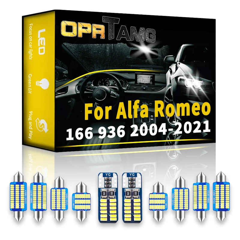 

Светодиодные лампы OPRTAMG Canbus для Alfa Romeo 166 936 2004 2005 2006 2007 2008 2009 2010-2011