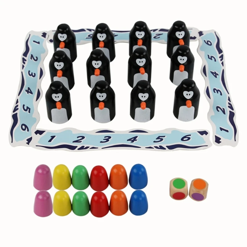 

Penguin Memory Game Wooden Memory Game Memory Chess Wooden Memory Match Stick Chess Teaser Toy Early Dementia Game
