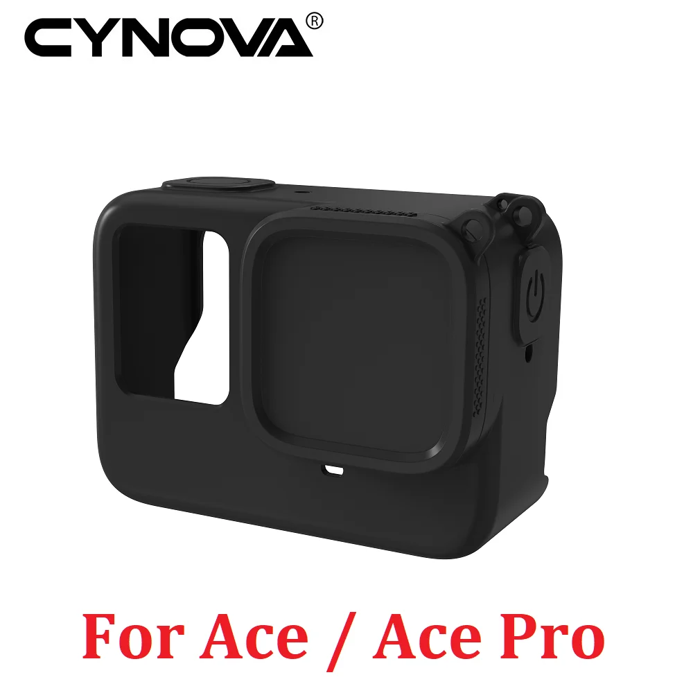 Силиконовая Защитная крышка CYNOVA для корпуса Insta360 Ace / Ace Pro, крышка объектива для Insta 360, аксессуары