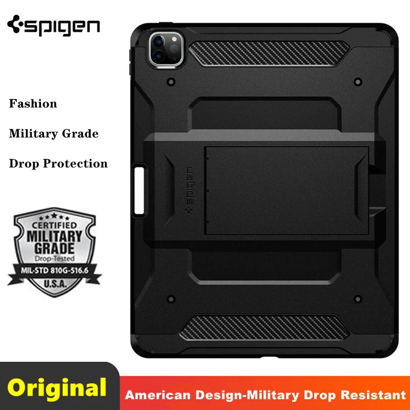 

For Apple iPad Pro 11"/12.9" 2021 Case | Spigen [Tough Armor Pro] Shockproof Heavy Protection Cover For iPad Pro 11inch/12.9inch