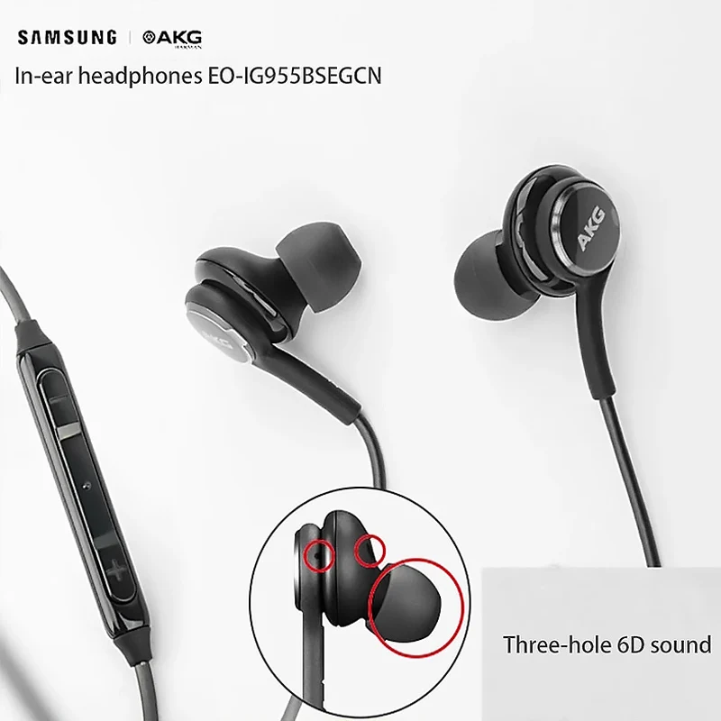 Наушники Samsung EO IG955 AKG наушники-вкладыши с микрофоном 3 5 мм проводная гарнитура для