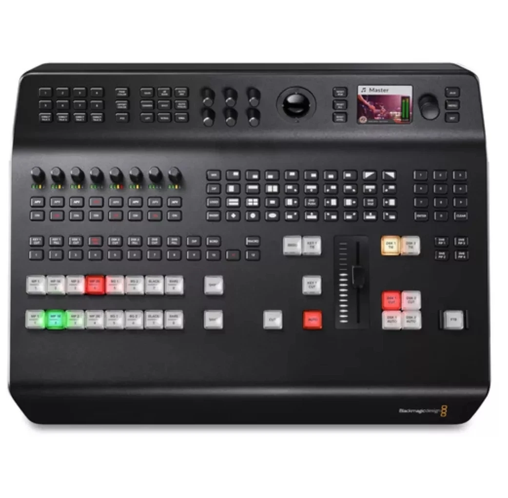 

Blackmagic Design ATEM Television Studio Pro 4K Live Production Switcher UHD 4K-compatible 8-input Live Production Switcher