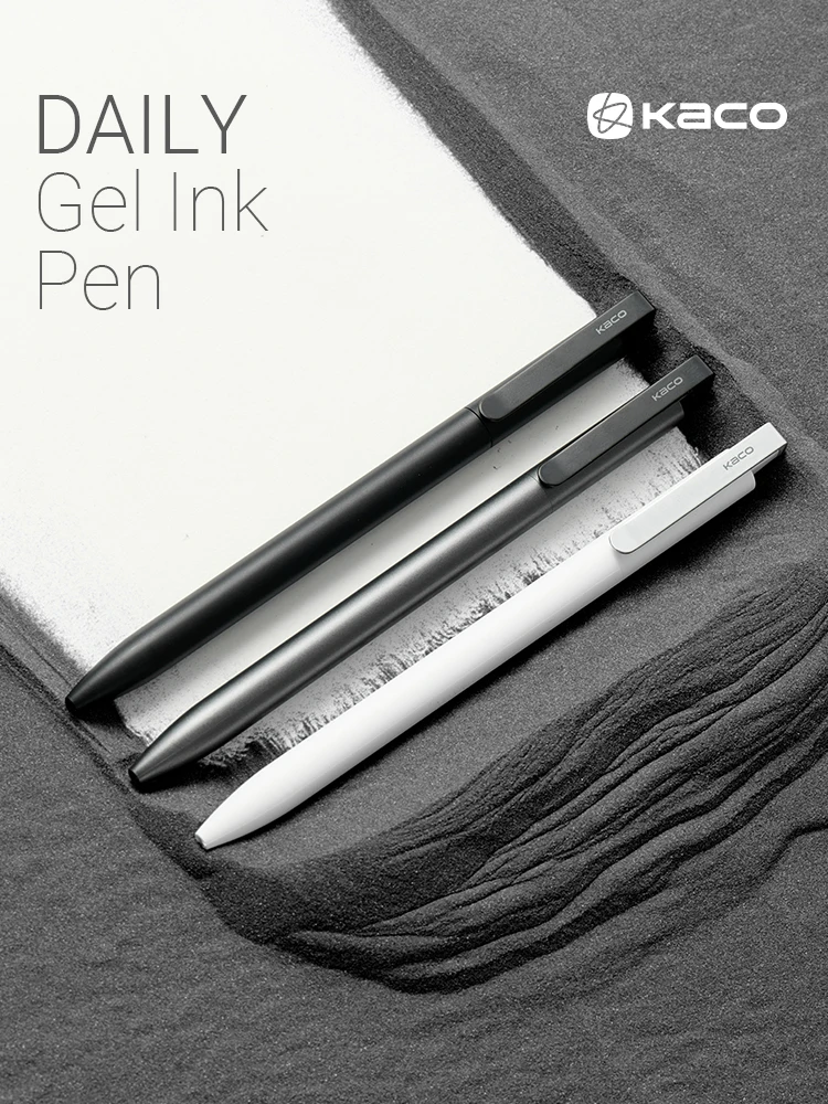 Гелевые ручки Kaco для ежедневного использования 0 5 мм ручка подписи с