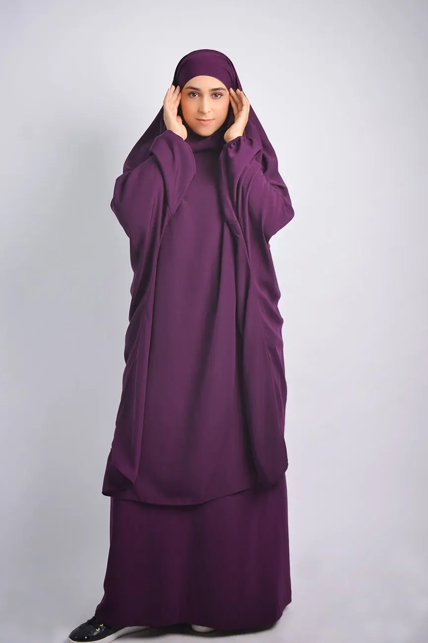 "ИД мусульманская молитвенная одежда женское хиджаб платье Рамадан длинное платье цзилбаб Abayas мусульманская одежда индейка кафтан халат цз..."
