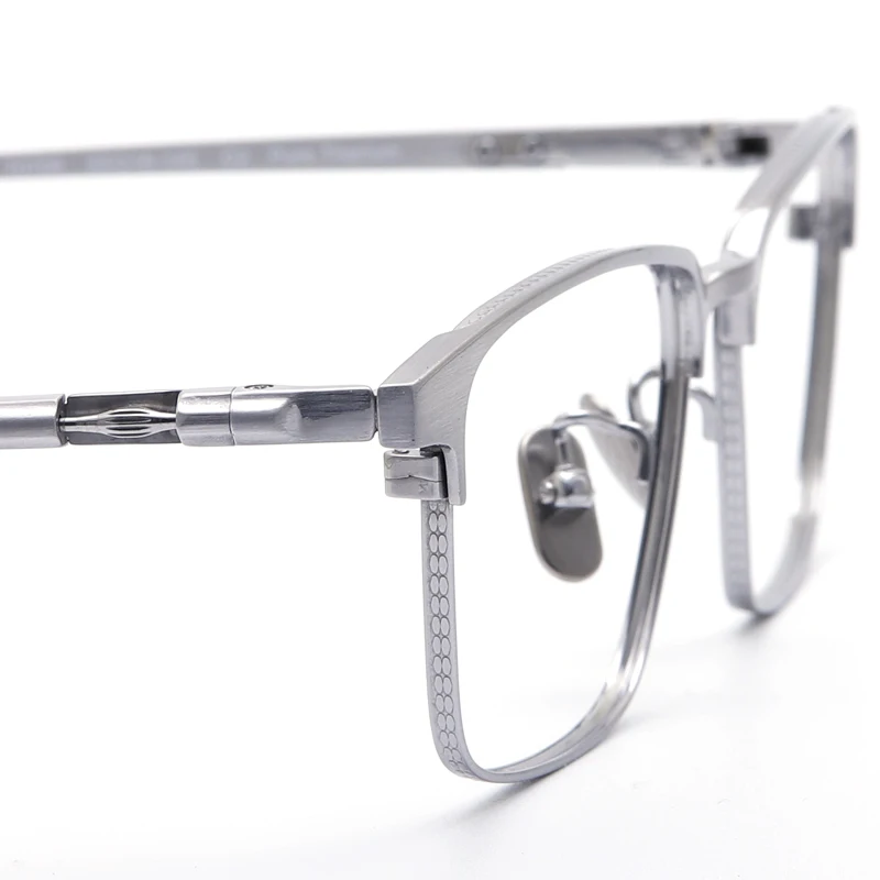 Оправа для очков пилота из чистого титана мужчин и женщин люксовый бренд в ретро