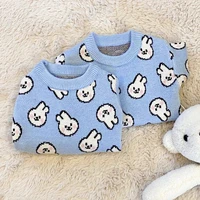 cartoons rabbit pet dog sweater cute dog clothes for puppy small medium dogs sweatshirt warm cotton chihuahua yorkshire perro