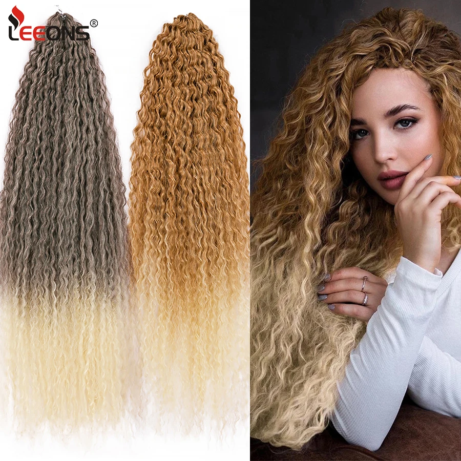 

Afroloki Bohemian Brazilian 28'' Freetress Soft Frizzy Blonde Brown Black Pink Crochet Hair Extensions Yaki Curly Braiding Hair