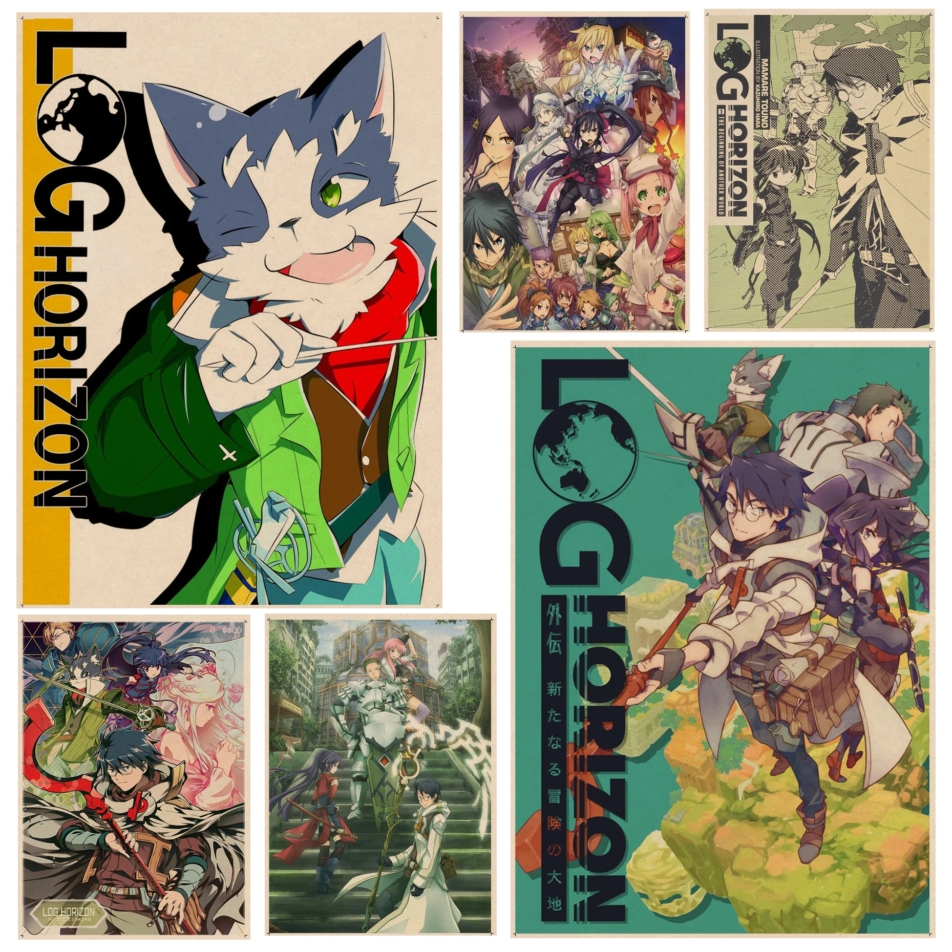 

Horizon Log Anime Anime Posters Vintage Room Bar Cafe Decor Home Decor