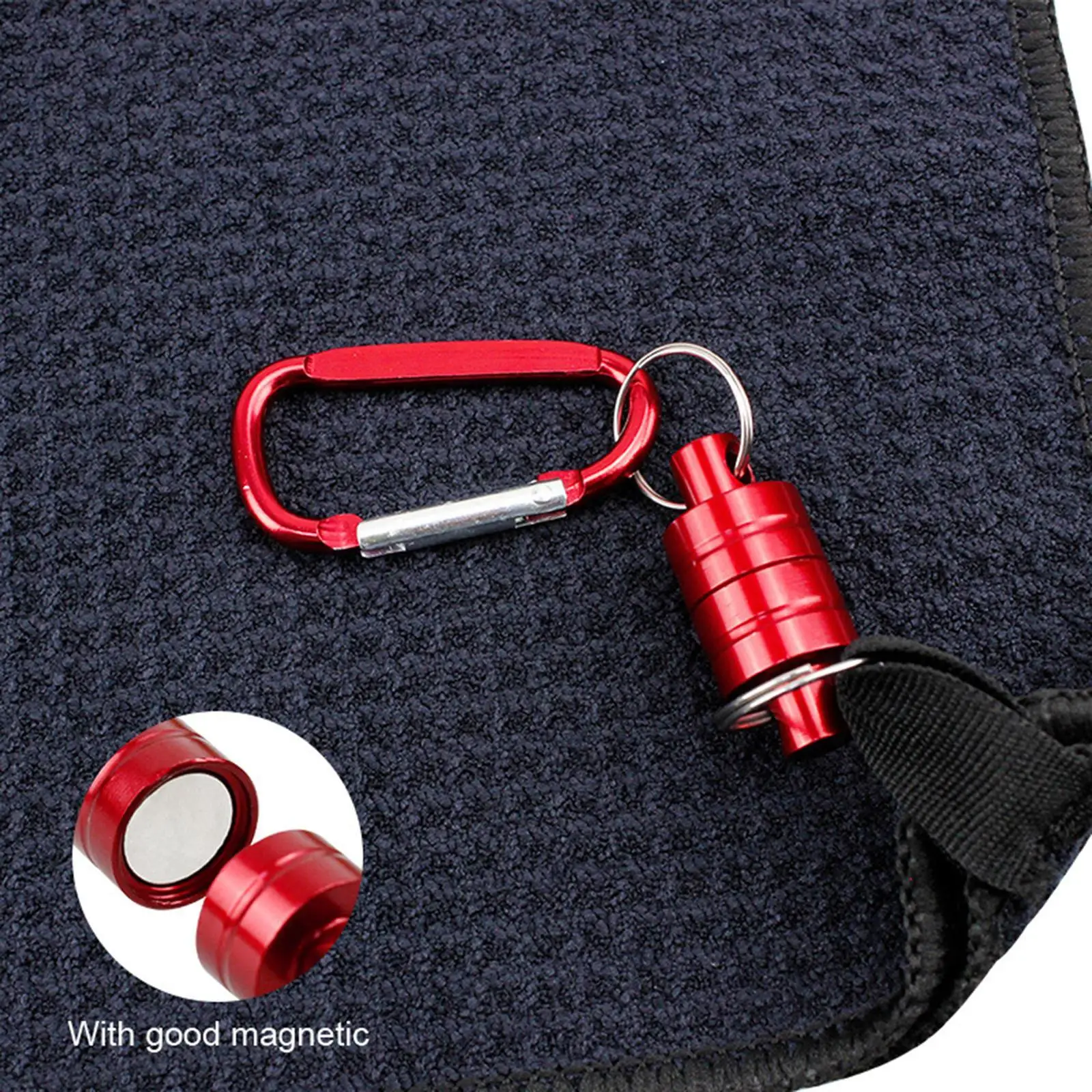 

Portable Golf Towels with Carabiner Training Supplies Cleaning Fiber Towel