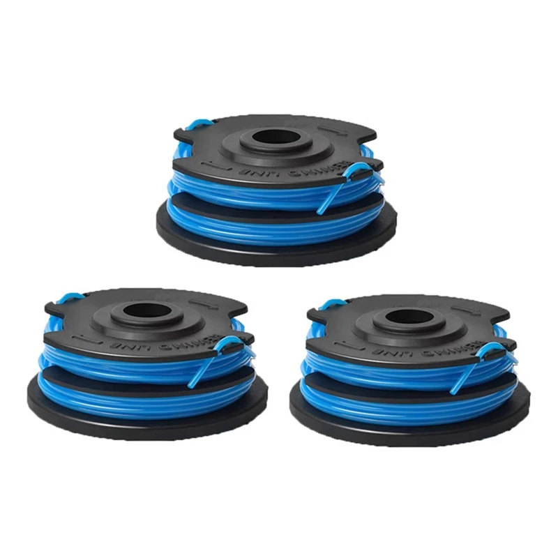 

29082/29242 27Ft 0.065Inch String Trimmer Dual Line For Greenworks Models 21212 &21272 Weed Eater Auto Feed Spool(3Pack)
