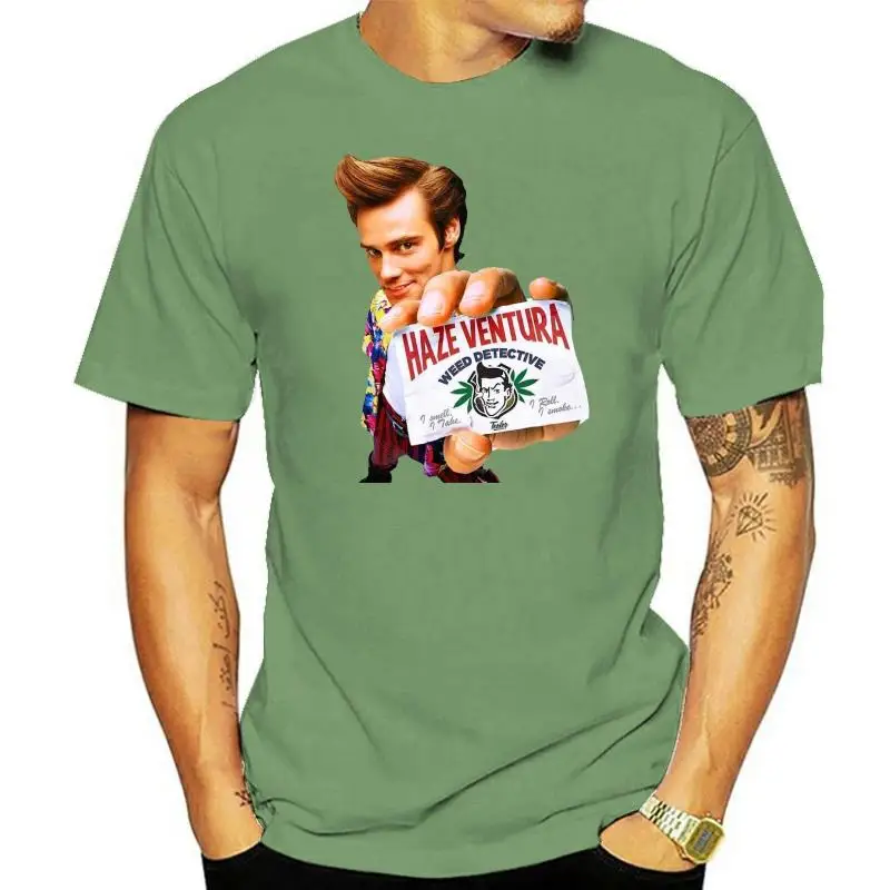 

New Ace Ventura Pet Detective 90s Movie Mens Black T-Shirt Size S to 3XL