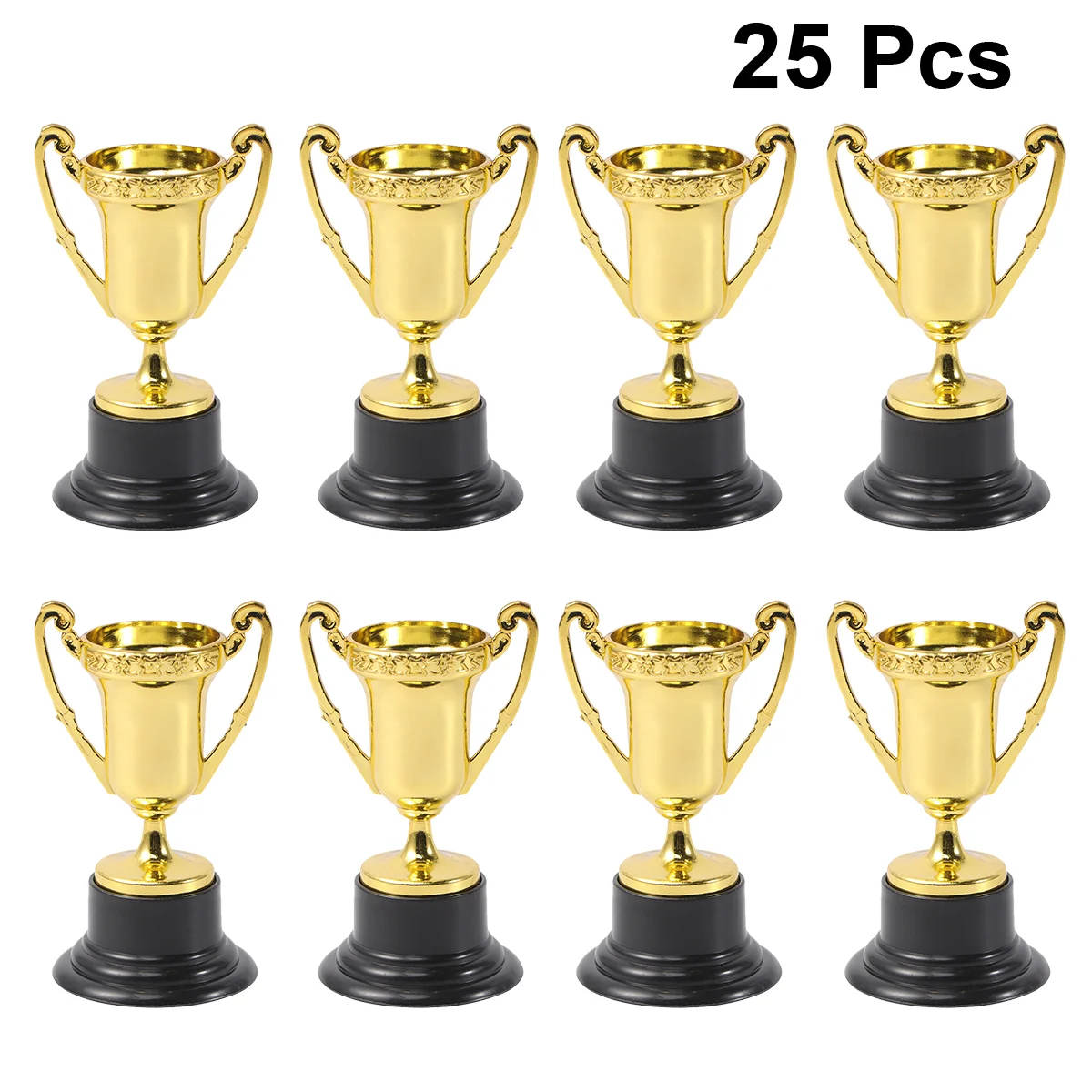 

25pcs Mini Trophy Plastic Achievement Prize Award Reward Prizes For Kids Adults Party Celebration Sports Events Favors for Game