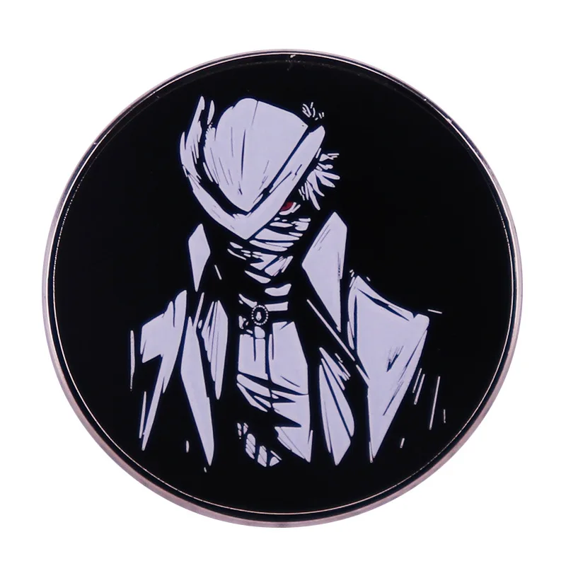 

Bloodborne Pins Brooch Fashion Enamel Broche Jewelry Anime Figure Design Lapel Pin for Game Fans Cosplay Props Accessory